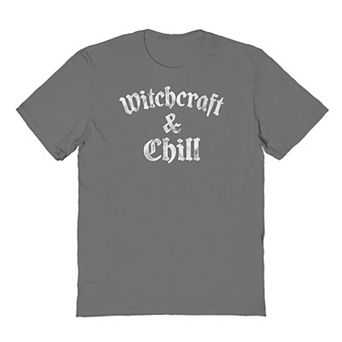 Men's Witchcraft and Chill Halloween Graphic Tee