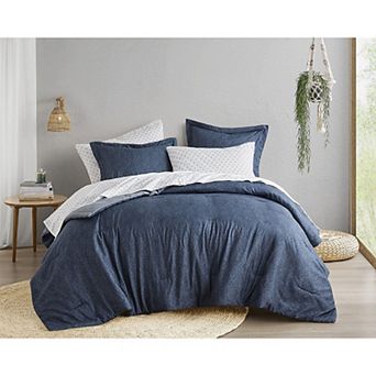 510 Design Camden Chambray Print Microfiber Comforter Set with Bed Sheets