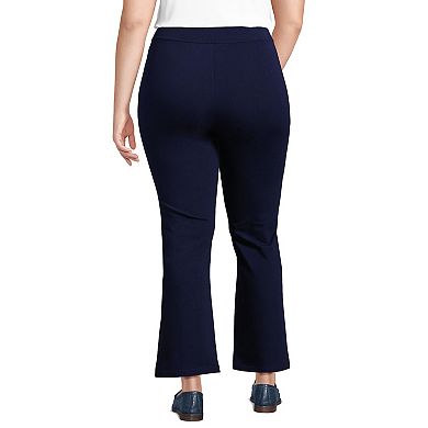 Plus Size Lands' End Starfish High-Rise Kick Flare Crop Pants