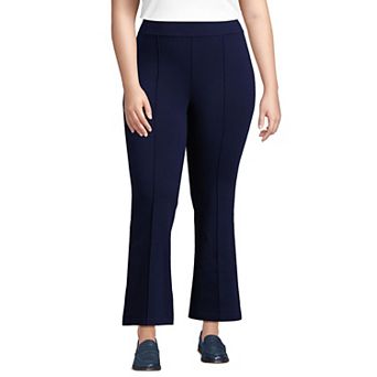 Plus Size Lands' End Starfish High-Rise Kick Flare Crop Pants