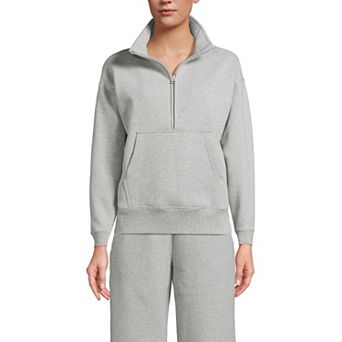 Women's Lands' End Modern Fit Half-Zip Sweatshirt