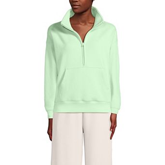 Women's Lands' End Modern Fit Half-Zip Sweatshirt