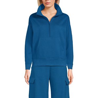 Women's Lands' End Modern Fit Half-Zip Sweatshirt