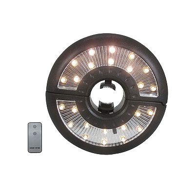 led light for patio umbrella Outdoor Lights, 1000 Lumens 15W Warm White LED, Waterproof with Dimmable Timer l Umbrella Pole Patio Umbrella Decor Lighting These energy Lucent 10' Cantilever Patio Umbrella