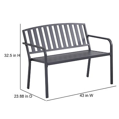Sonoma Goods For Life® Steel Garden Bench