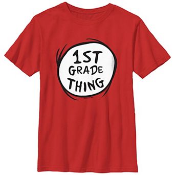 Boys 6-20 Dr. Seuss 1st Grade Thing Graphic Tee