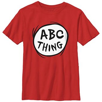 Boys 6-20 Dr. Seuss ABC Thing Graphic Tee
