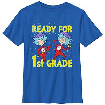 Boys 6-20 Dr. Seuss Ready For 1st Grade Graphic Tee