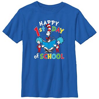Boys 6-20 Dr. Seuss Happy First Day Of School Graphic Tee