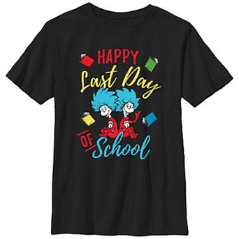 Boys 6-20 Dr. Seuss Happy Last Day Of School Graphic Tee