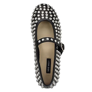Nine West Emmil Women's Round Toe Embellished Dress Flats