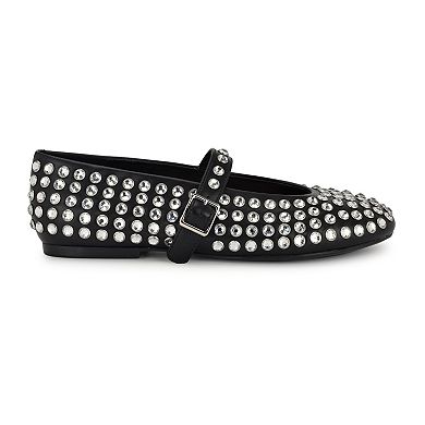 Nine West Emmil Women's Round Toe Embellished Dress Flats