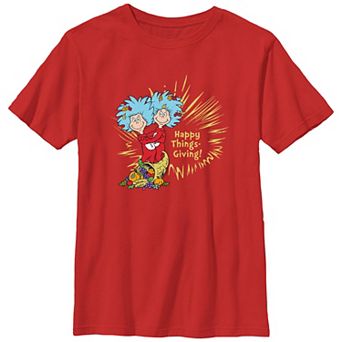 Boys 8-20 Dr. Seuss Happy Things-Giving! Graphic Tee