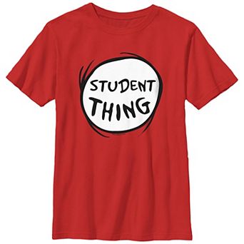 Boys 8-20 Dr. Seuss Student Thing Graphic Tee