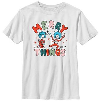 Boys 8-20 Dr. Seuss Merry Things Graphic Tee