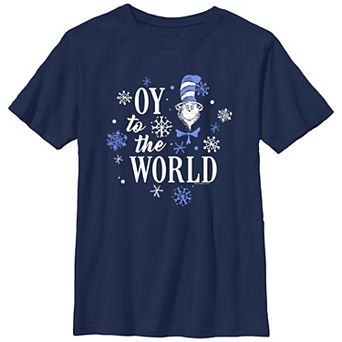 Boys 6-20 Dr. Seuss Oy To The World Graphic Tee