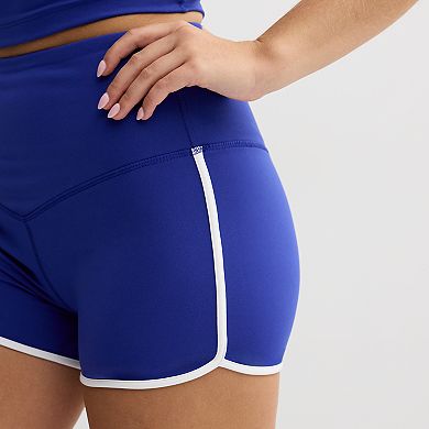 Juniors' SO® Sporty Varsity Bike Shorts