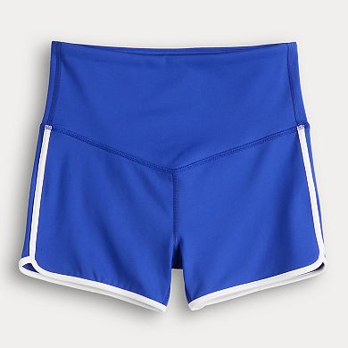 Juniors' SO® Sporty Varsity Bike Shorts