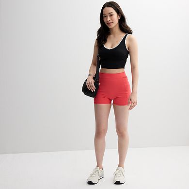 SO® Juniors Sporty Mesh Pocket Bike Shorts