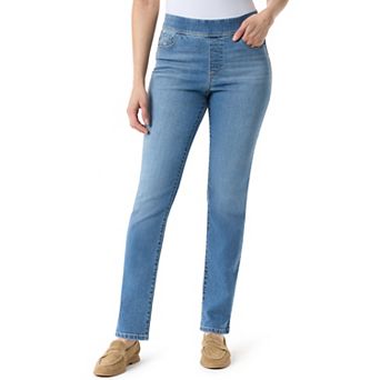 Women's Gloria Vanderbilt Amanda Pull-On Straight Jeans