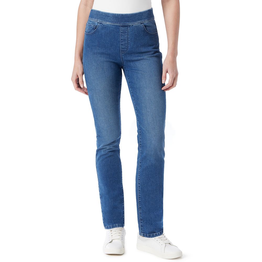 Jean Stretch Femme Gloria Vanderbilt Amanda - Taille 8, Entrejambe 31 - Couleur Beige/marron - Neuf Avec étiquettes