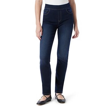 Women's Gloria Vanderbilt Amanda Pull-On Straight Jeans