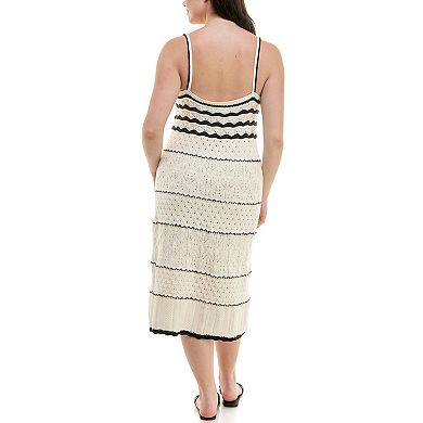 Women's Nicole Miller Crochet Skinny Strap Dress
