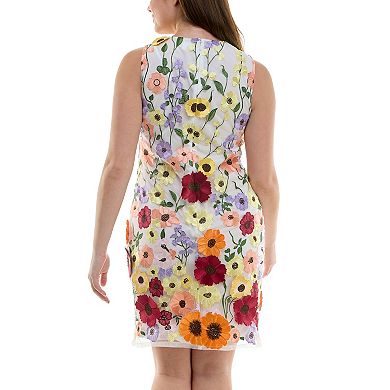 Women's Nicole Miller 3D Floral Tank Dress