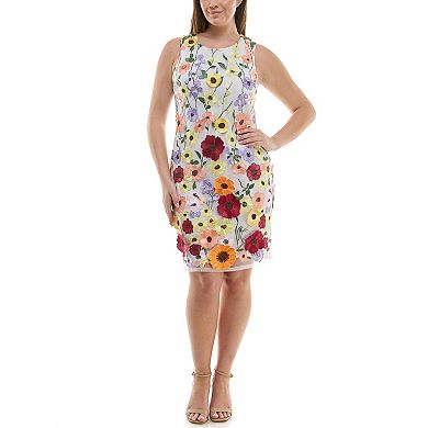 Women's Nicole Miller 3D Floral Tank Dress