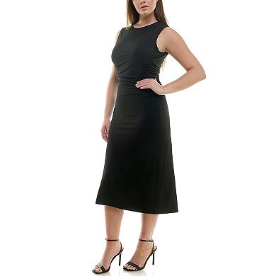 Women's Nicole Miller Sleeveless Knit Bodycon Midi Dress