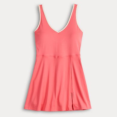 Juniors SO® Piped Sporty Mini Dress