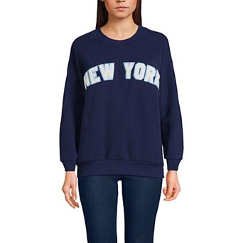 Women's Lands' End Modern Fit Crewneck Sweatshirt