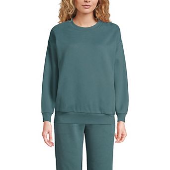 Women's Lands' End Modern Fit Crewneck Sweatshirt