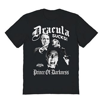 Men's Dracula Prince Of Darkness Horror Graphic Tee