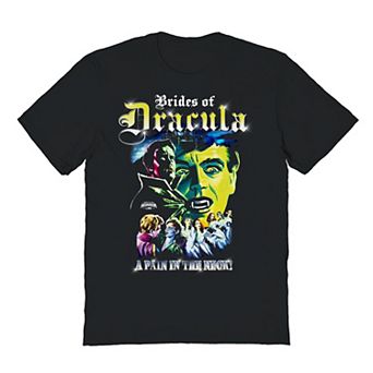 Men's Dracula Pain Horror Graphic Tee