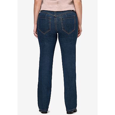 ellos Plus Size Bootcut Stretch Jeans