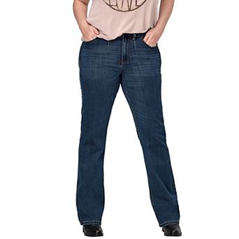 ellos Plus Size Bootcut Stretch Jeans