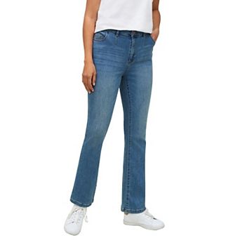 ellos Plus Size Bootcut Stretch Jeans