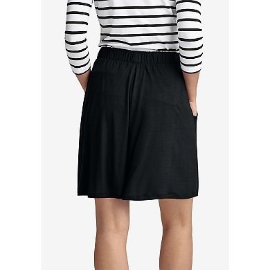 ellos Plus Size Flowy Shorts