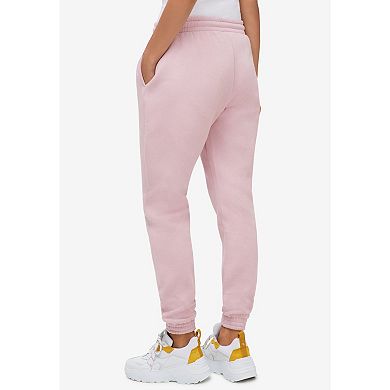 ellos Plus Size Drawstring Waist Fleece Sweatpants