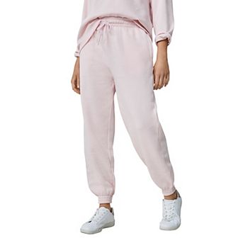 ellos Plus Size Drawstring Waist Fleece Sweatpants