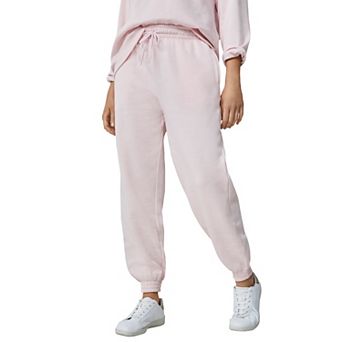 ellos Plus Size Drawstring Waist Fleece Sweatpants