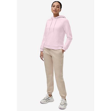 ellos Plus Size Hooded Fleece Boxy Sweatshirt