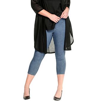 ellos Plus Size Capri Jegging