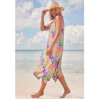 Swim 365 Women's Plus Size Sharktail Beach Cover Up