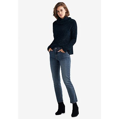 ellos Plus Size Chenille Turtleneck Sweater