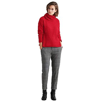 ellos Plus Size Chenille Turtleneck Sweater