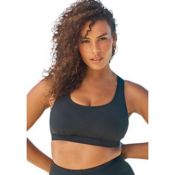 Swim 365 Women's Plus Size Scoop Neck Swim Bra