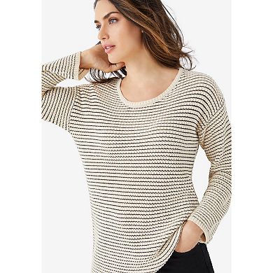 ellos Plus Size Chunky Knit Sweater