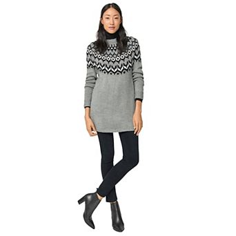 ellos Plus Size Fair Isle Sweater Tunic
